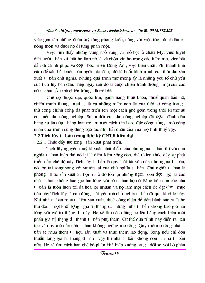 image for page Tích luỹ tư bản Vai trò của nó trong quá trình phát triển kinh tế tư bản chủ nghĩa