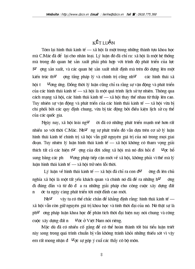 image for page Học thuyết hình thái KT XH việc nhận thức thực hiện nó ở VN