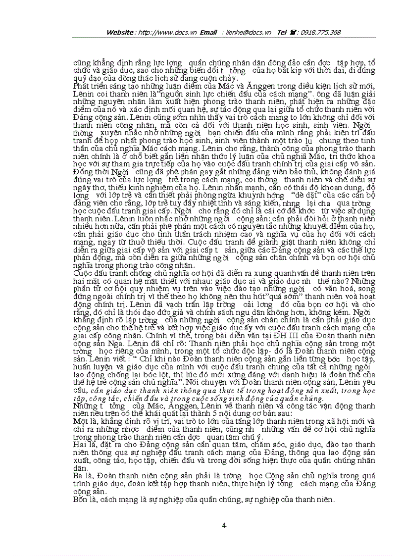 image for page Công tác giáo dục lý tưởng cách mạng cho thanh niên trong phạm vi thành phố Hà Nội