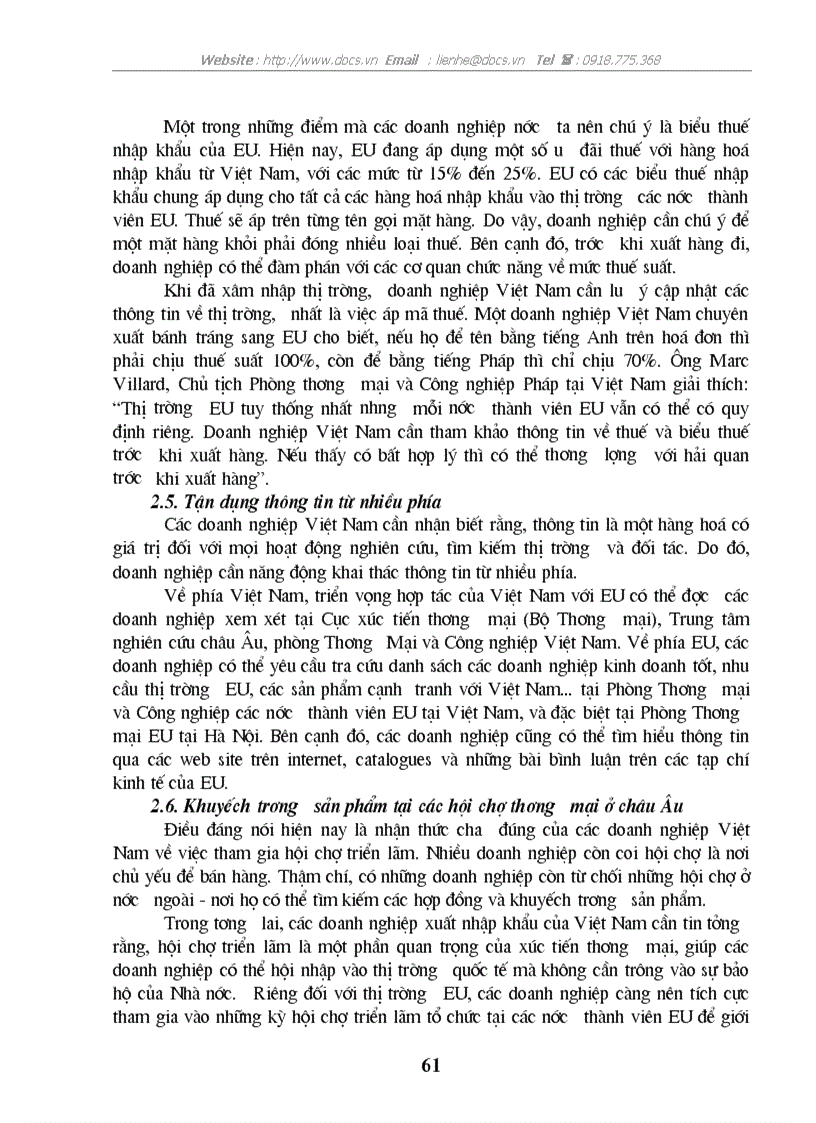 image for page Một số giải pháp thúc đẩy hoạt động xuất khẩu hàng hoá của Việt Nam sang thị trường EU giai đoạn 2001 2010