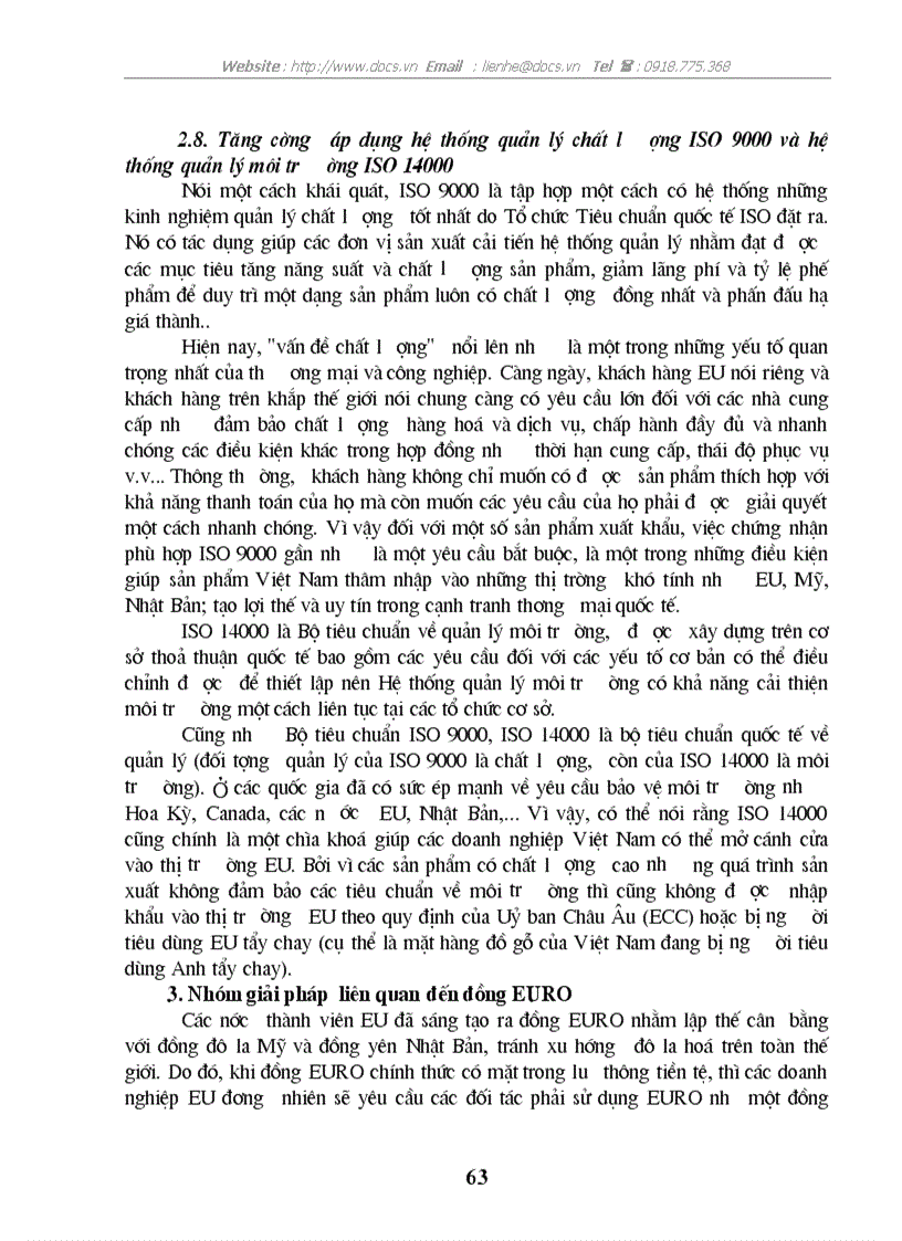 image for page Một số giải pháp thúc đẩy hoạt động xuất khẩu hàng hoá của Việt Nam sang thị trường EU giai đoạn 2001 2010