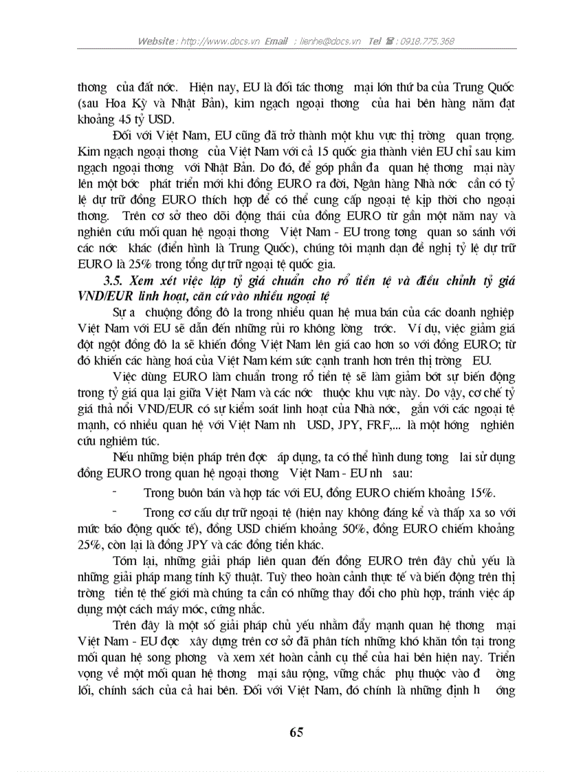 image for page Một số giải pháp thúc đẩy hoạt động xuất khẩu hàng hoá của Việt Nam sang thị trường EU giai đoạn 2001 2010
