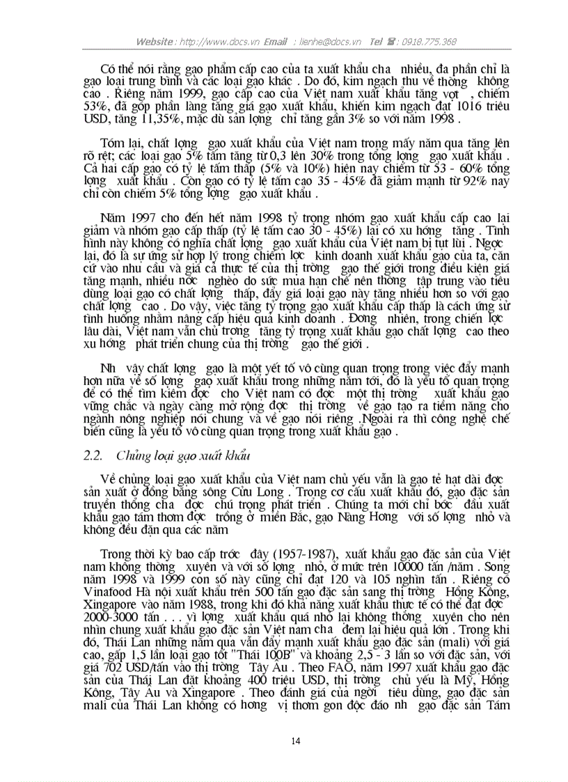 image for page Các nhân tố chủ yếu ảnh hưởng đến xuất khẩu gạo của việt nam