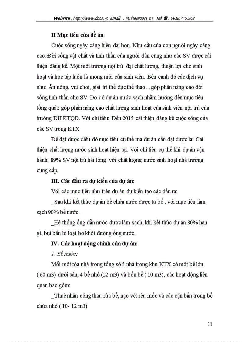 image for page Cải thiện chất lượng nước sinh hoạt trong kí túc xá trường Đại học Kinh Tế Quốc Dân