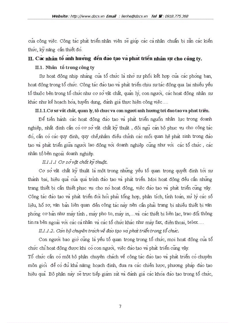 image for page Hoàn thiện công tác đào tạo và phát triển nguồn nhân lực tại Tổng công ty sông Đà