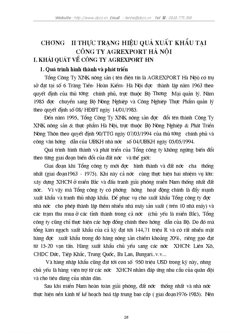 image for page Một số giải pháp nhằm nâng cao hiệu quả hoạt động kinh doanh xuất khẩu hàng nông sản của Công ty xuất nhập khẩu nông sản và thực phẩm Hà Nội