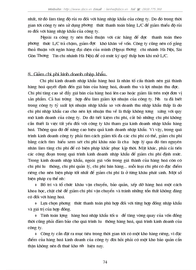 image for page Hoạt động nhập khẩu của Công ty TNHH Thương Mại Sản Xuất Việt Trung thực trạng và giải pháp