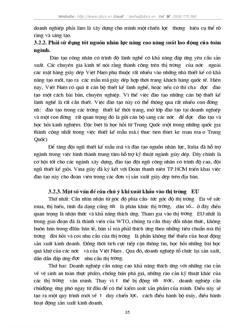 image for page Tình hình xuất khẩu giày dép của Việt Nam vào thị trường EU trong sau khi Việt Nam gia nhập WTO