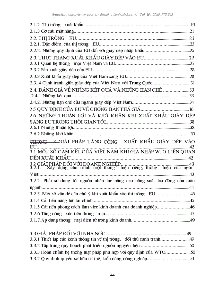 image for page Tình hình xuất khẩu giày dép của Việt Nam vào thị trường EU trong sau khi Việt Nam gia nhập WTO