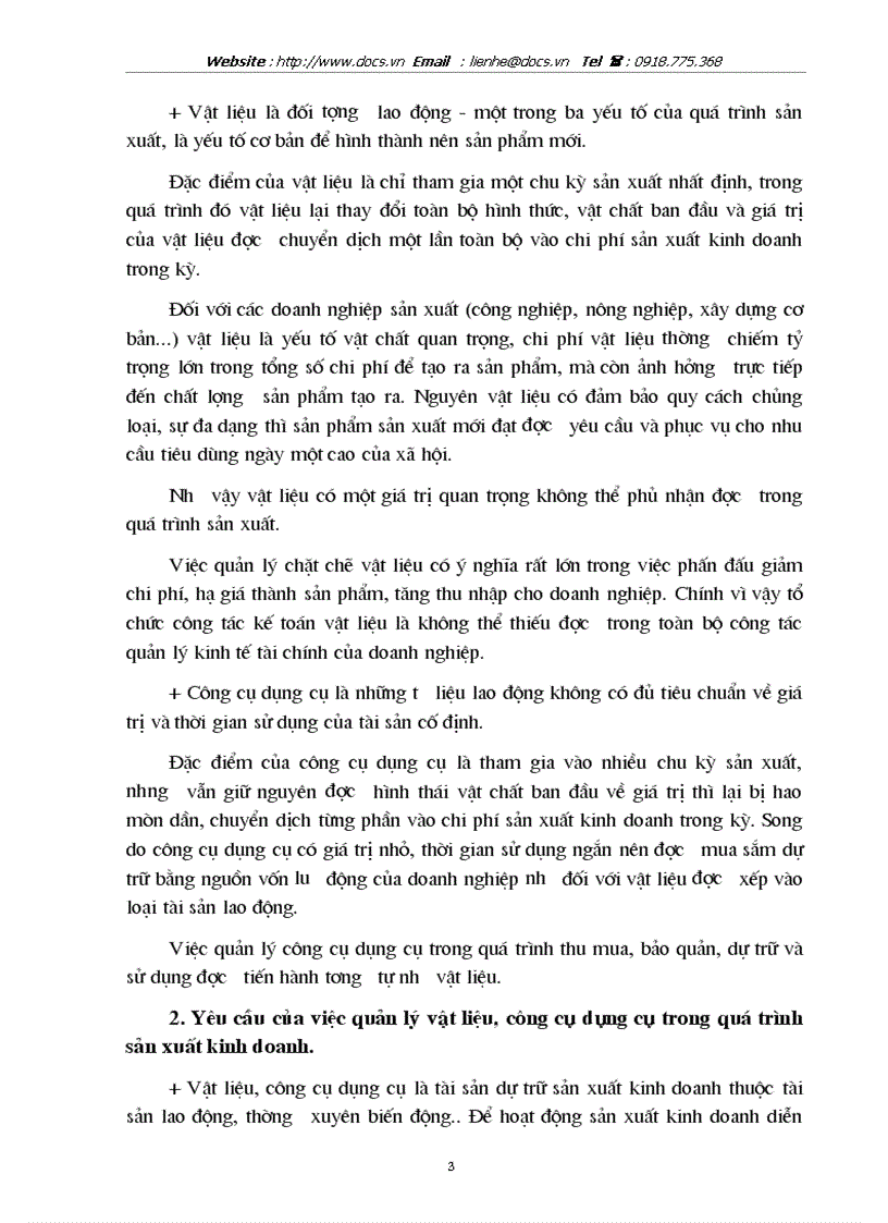 image for page Tổ chức kế toán vật liệu và công cụ lao động nhỏ với việc nâng cao hiệu quả sử dụng vốn lưu động sản xuất kinh doanh