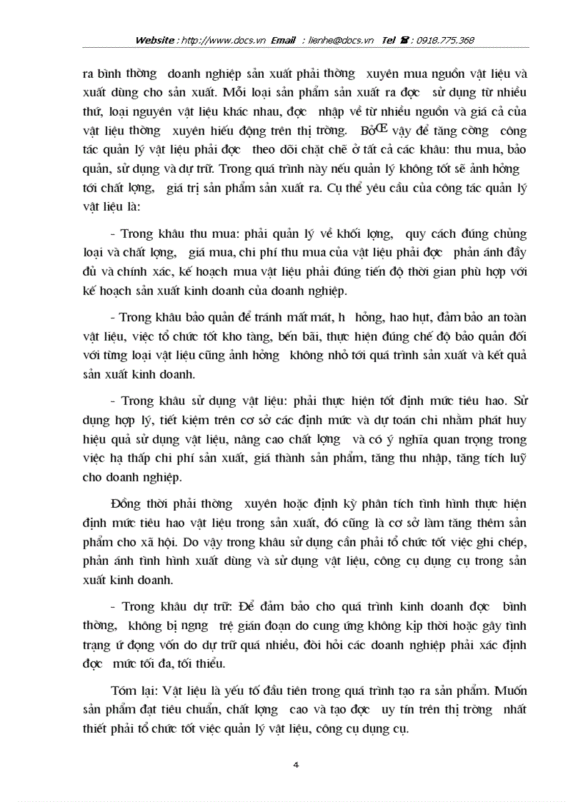 image for page Tổ chức kế toán vật liệu và công cụ lao động nhỏ với việc nâng cao hiệu quả sử dụng vốn lưu động sản xuất kinh doanh