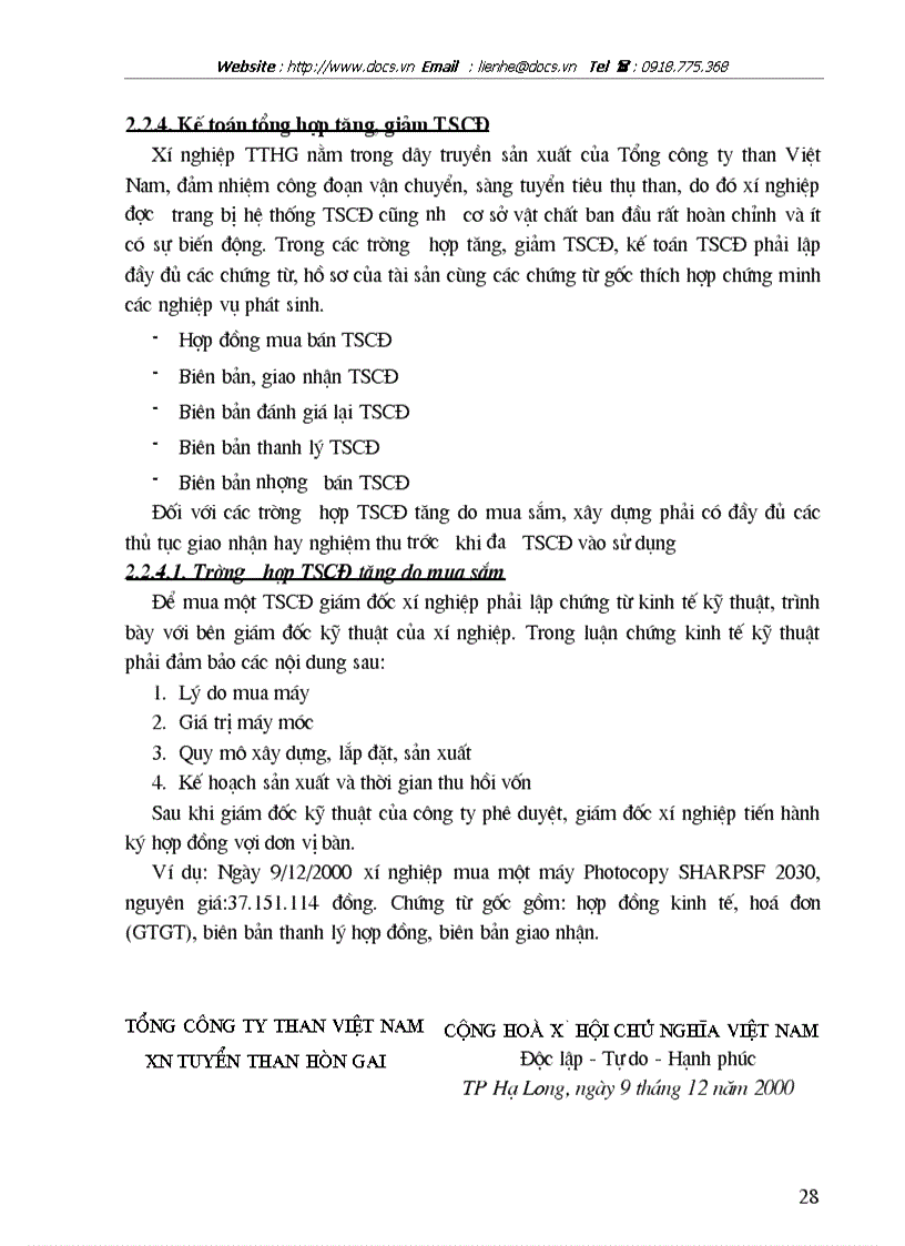 image for page Tổ chức hạch toán tscđ với việc quản lý và nâng cao hiệu quả sử dụng tscđ