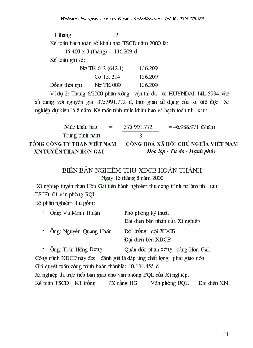 image for page Tổ chức hạch toán tscđ với việc quản lý và nâng cao hiệu quả sử dụng tscđ