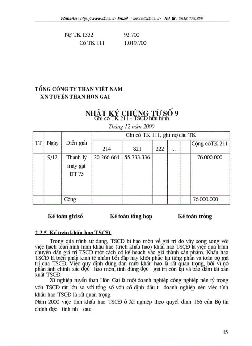 image for page Tổ chức hạch toán tscđ với việc quản lý và nâng cao hiệu quả sử dụng tscđ