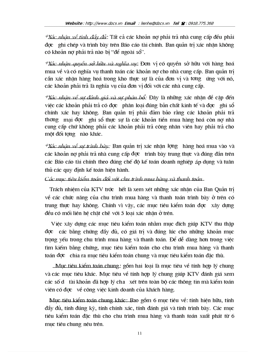 image for page Kiểm toán chu trình mua hàng và thanh toán trong quá trình kiểm toán Báo cáo tài chính tại Công ty kiểm toán Việt Nam