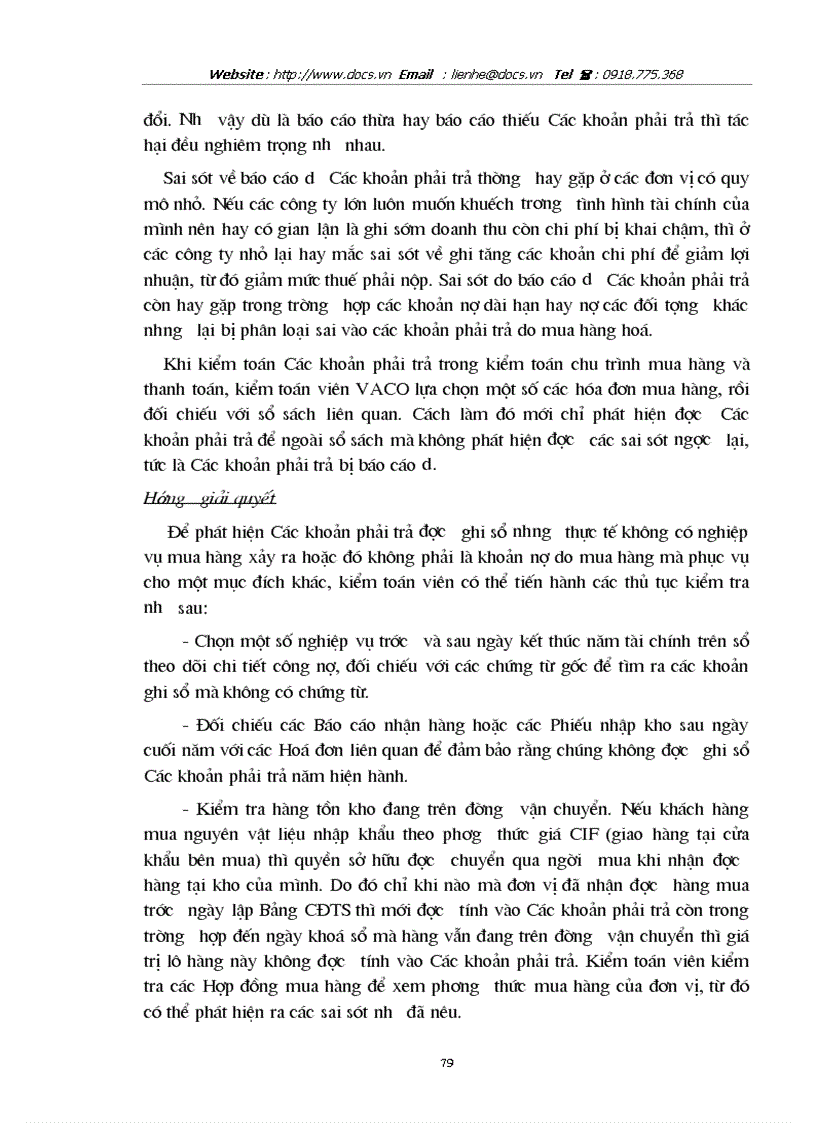 image for page Kiểm toán chu trình mua hàng và thanh toán trong quá trình kiểm toán Báo cáo tài chính tại Công ty kiểm toán Việt Nam