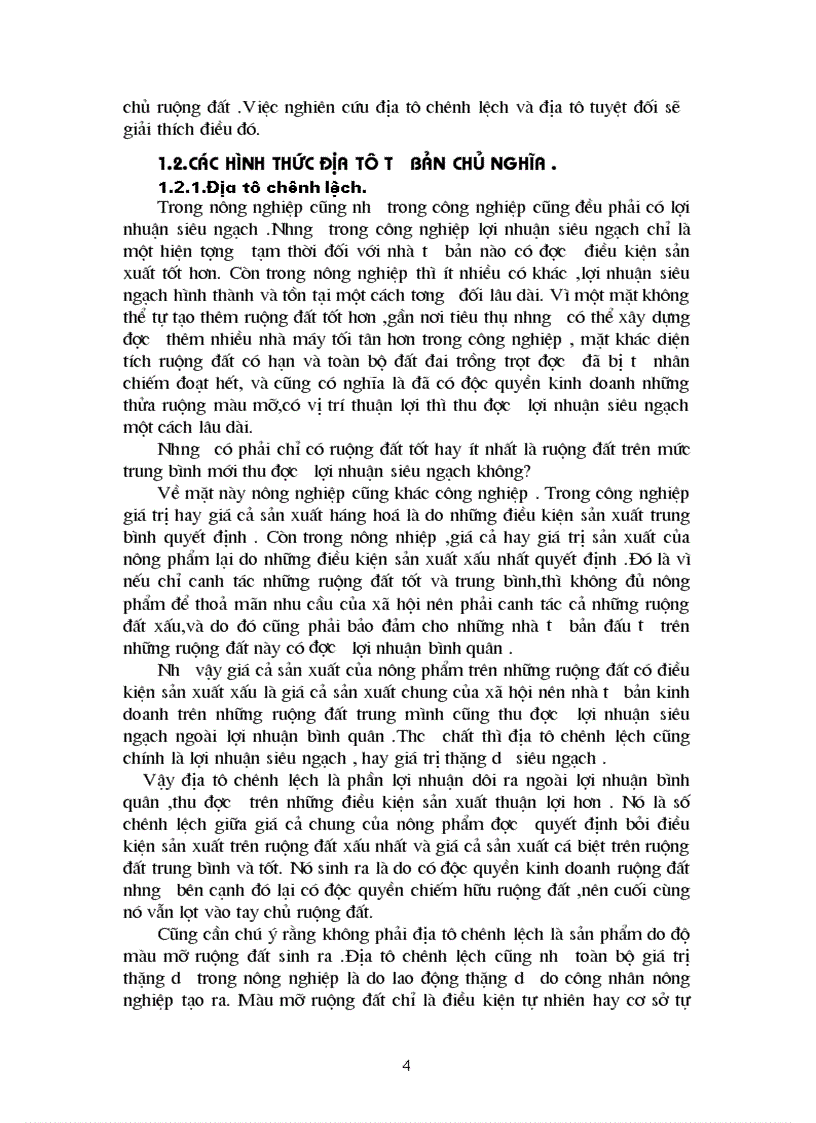 image for page Lý luận về địa tô của CácMac và sự vận dụng vào chính sách đất đai ở Việt Nam hiện nay