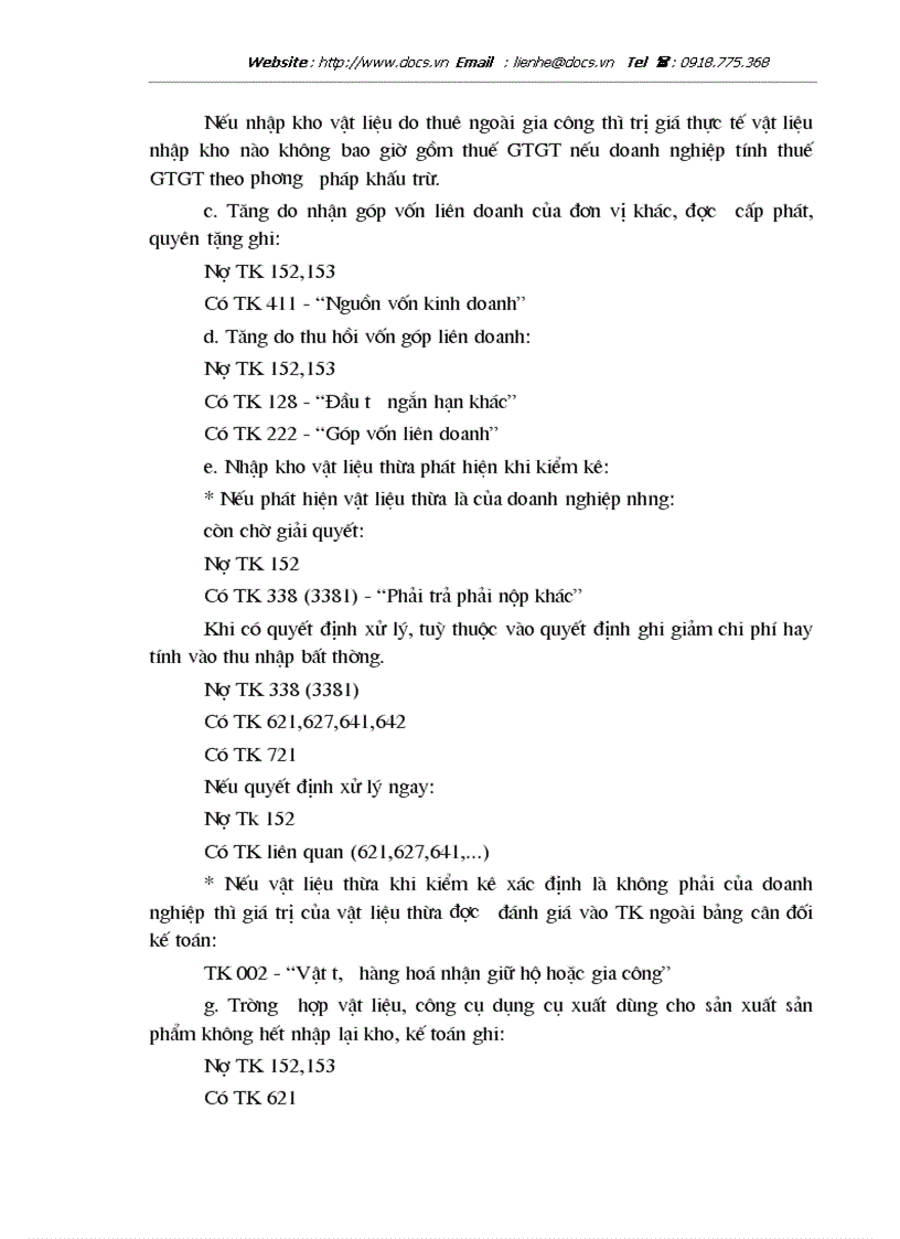 image for page Kế toán vật liệu tại công ty Bê tông và xây dựng Thịnh Liệt