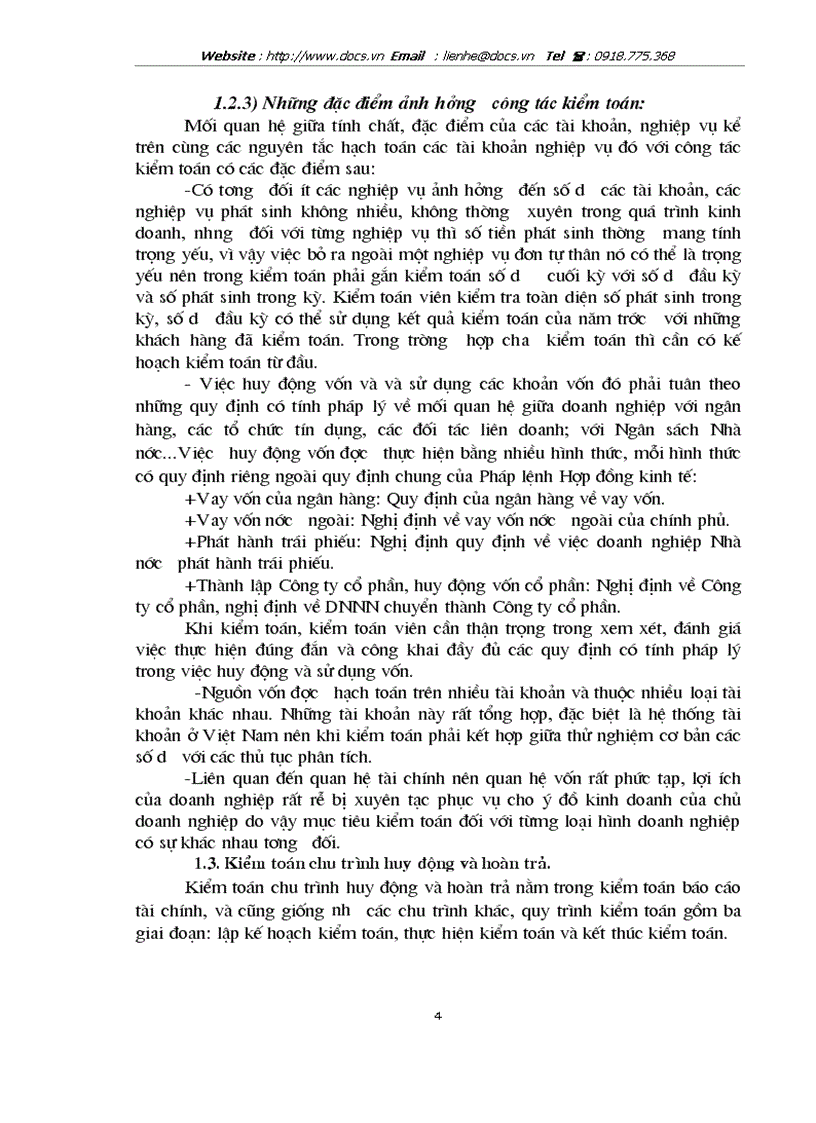 image for page Kiểm toán chu trình huy động và hoàn trả