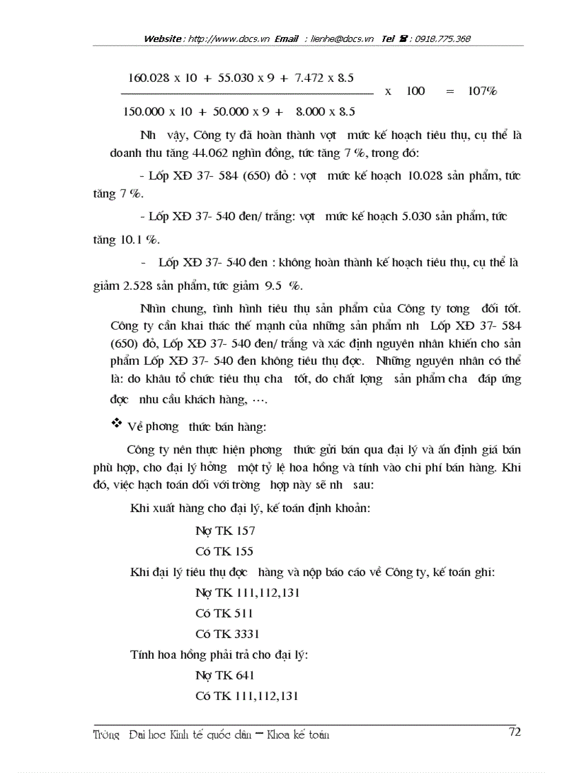 image for page Hoàn thiện công tác kế toán thành phẩm tiêu thụ thành phẩm và xác định kết quả tiêu thụ tại Công ty Cao su Sao Vàng Hà Nội