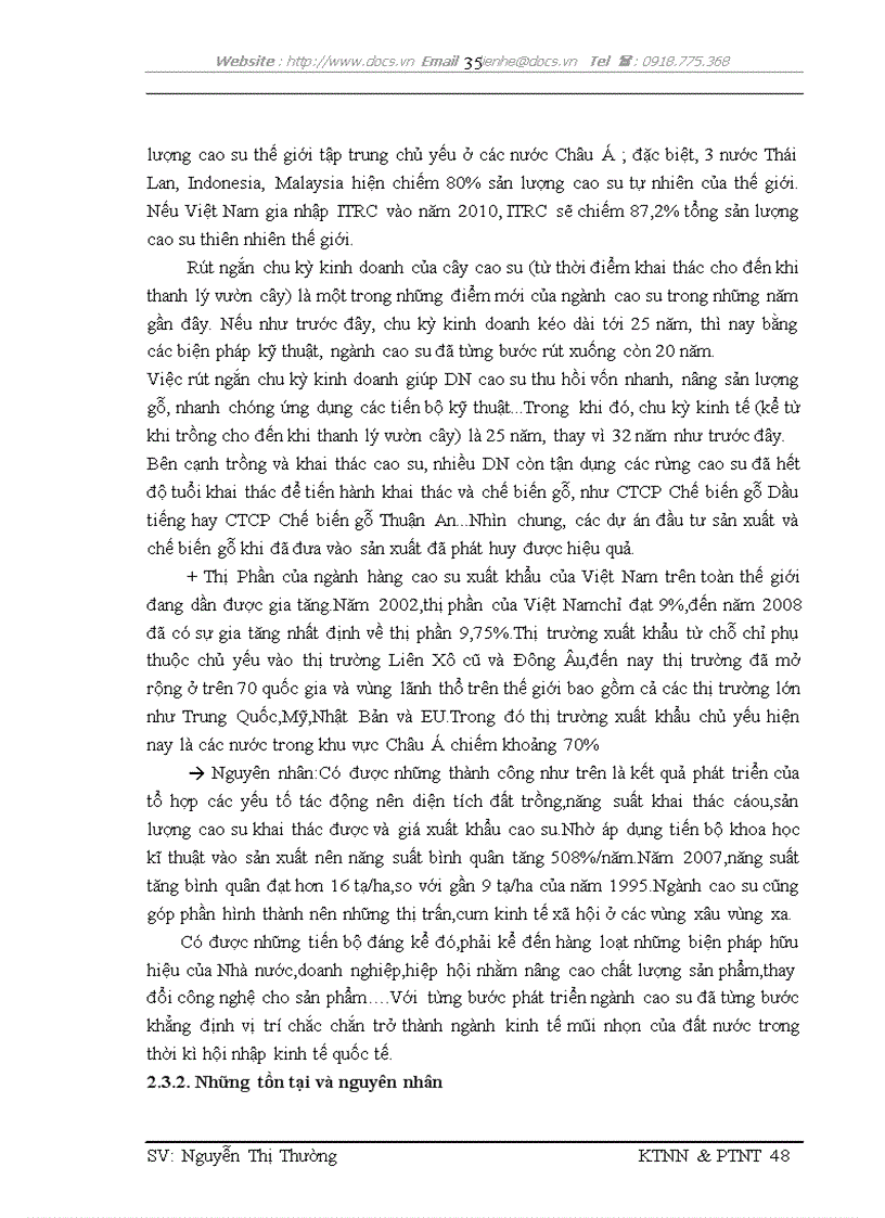 image for page Giải pháp để nâng cao khả năng cạnh tranh của ngành cao su Việt Nam