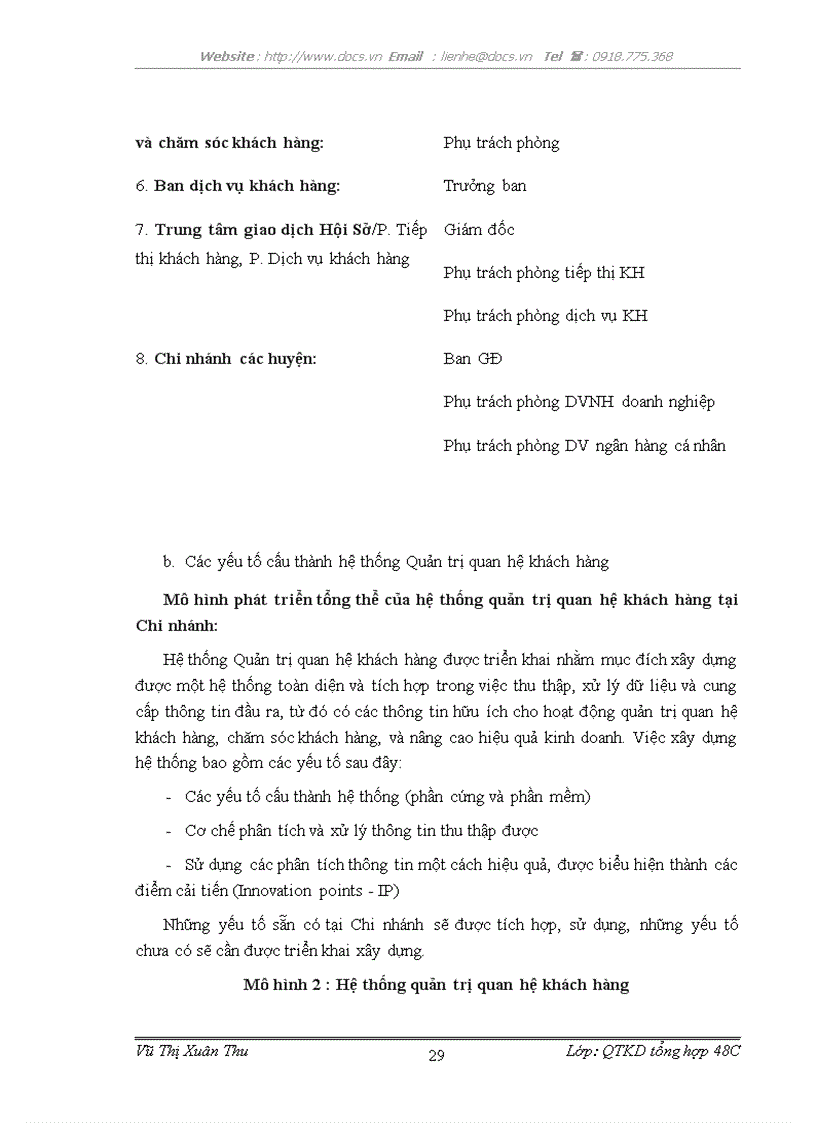 image for page Phát triển hệ thống quản trị quan hệ khách hàng CRM tại ngân hàng Nông nghiệp và Phát triển Nông thôn Chi nhánh tỉnh Hải Dương