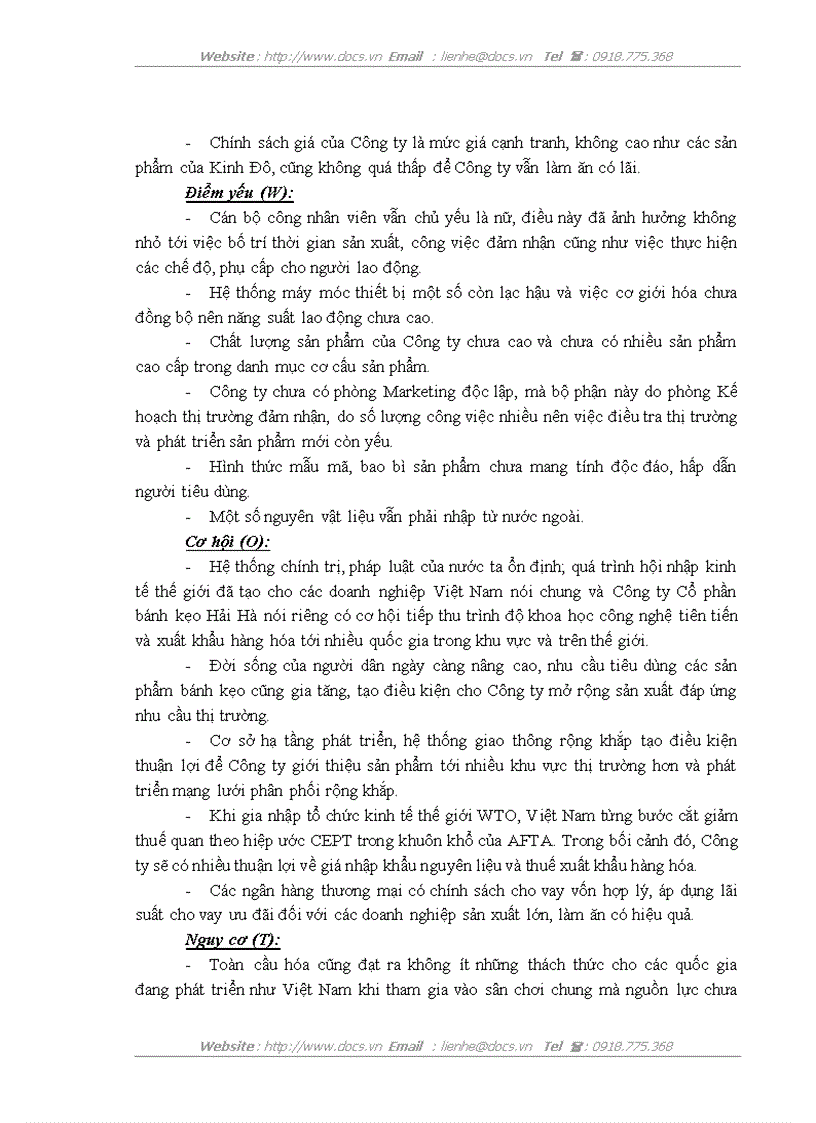 image for page Hoàn thiện xây dựng chiến lược sản phẩm cho Công ty Cổ phần bánh kẹo Hải Hà