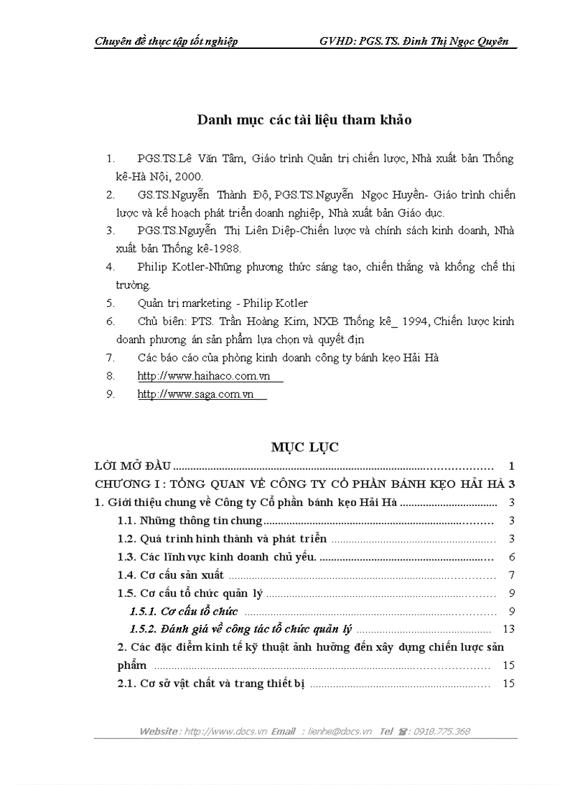 image for page Hoàn thiện xây dựng chiến lược sản phẩm cho Công ty Cổ phần bánh kẹo Hải Hà