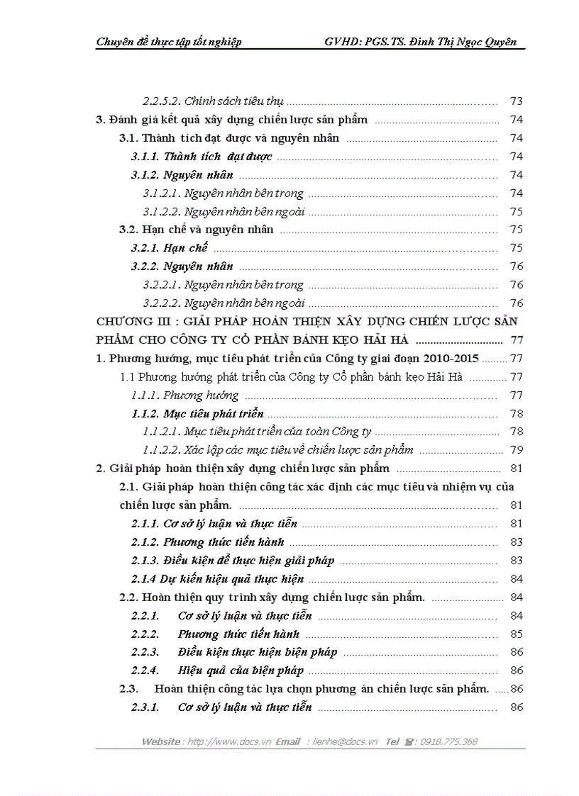 image for page Hoàn thiện xây dựng chiến lược sản phẩm cho Công ty Cổ phần bánh kẹo Hải Hà