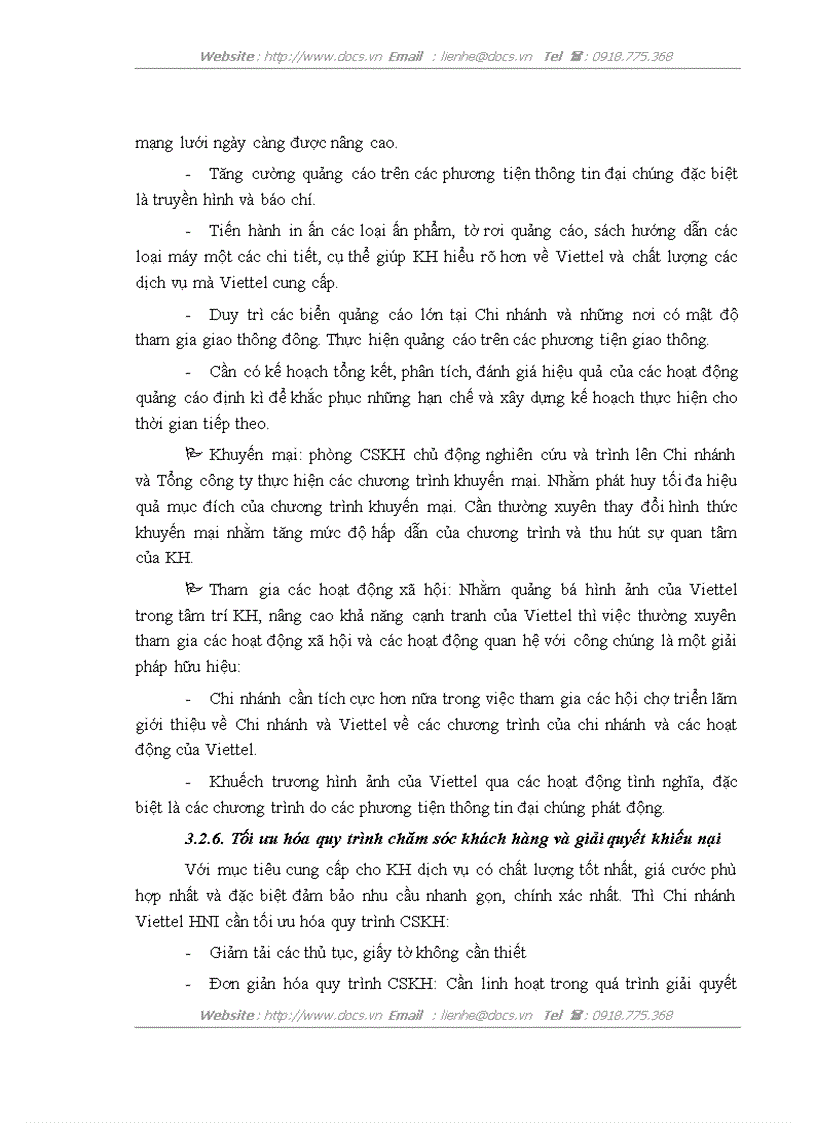 image for page Hoàn thiện hoạt động Chăm sóc khách hàng tại Chi nhánh Viettel Hà Nội I Tổng công ty Viễn thông Quân đội Viettel