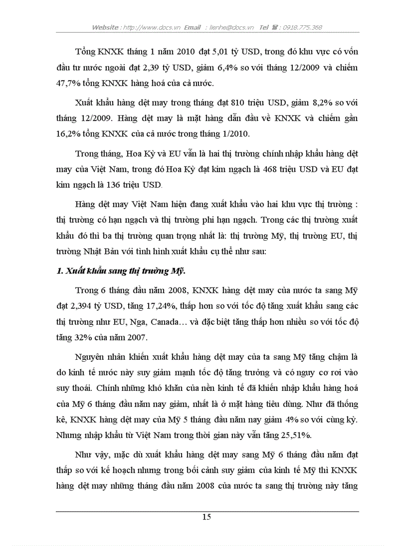 image for page Nâng cao khả năng cạnh tranh của hàng dệt may Việt Nam trên thị trường quốc tế