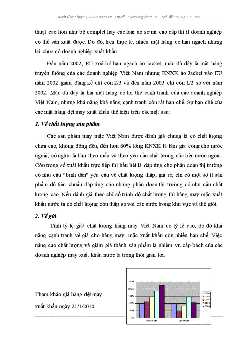 image for page Nâng cao khả năng cạnh tranh của hàng dệt may Việt Nam trên thị trường quốc tế