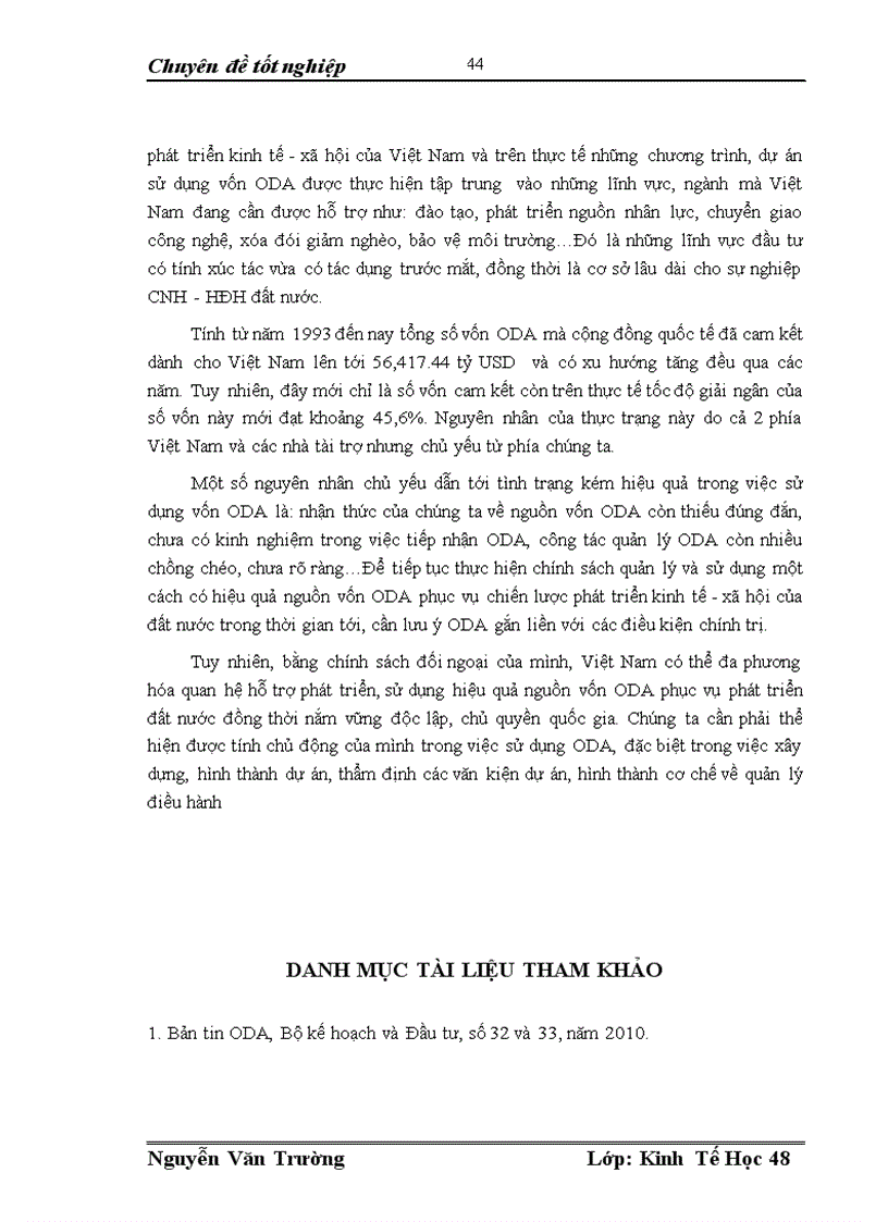 image for page Tình hình thu hút và sử dụng nguồn vốn ODA ở Việt Nam thực trạng và giải pháp