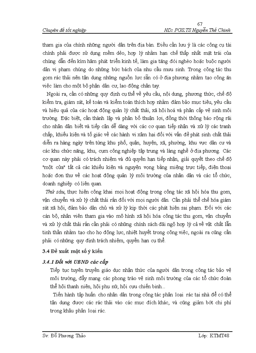 image for page Đánh giá hiệu qủa kinh tế xã hội môi trường của dự án xây dựng mô hình xã hội hóa công tác phân loại thu gom và xử lý rác thải cụm dân cư 4 xã Thi
