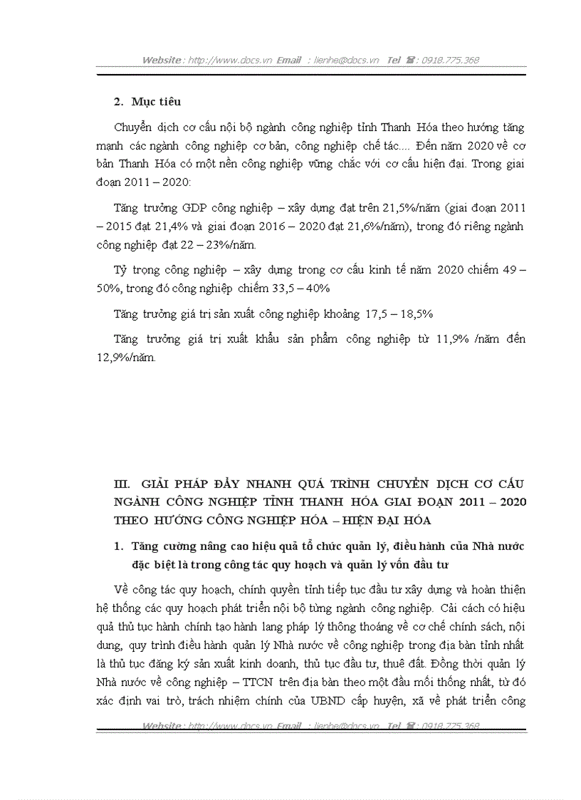 image for page Định hướng và giải pháp chuyển dịch cơ cấu ngành công nghiệp tỉnh Thanh Hóa giai đoạn 2011 2020 theo hướng công nghiệp hóa hiện đại hóa