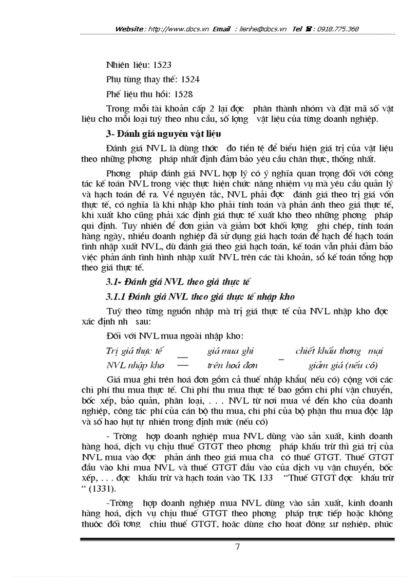 image for page Tổ chức hạch toán kế toán nguyên vật liệu ở công ty in Công Đoàn