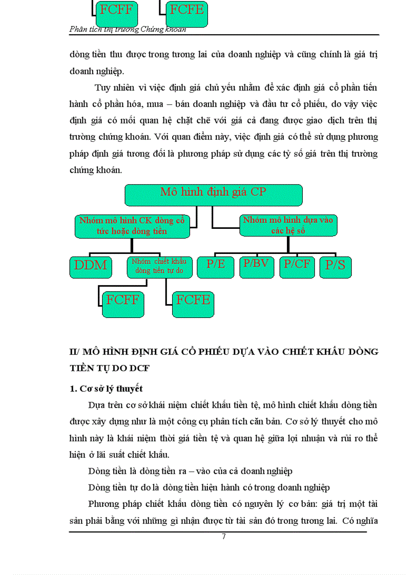 image for page Định giá cổ phiếu mô hình chiết khấu dòng tiền dcf