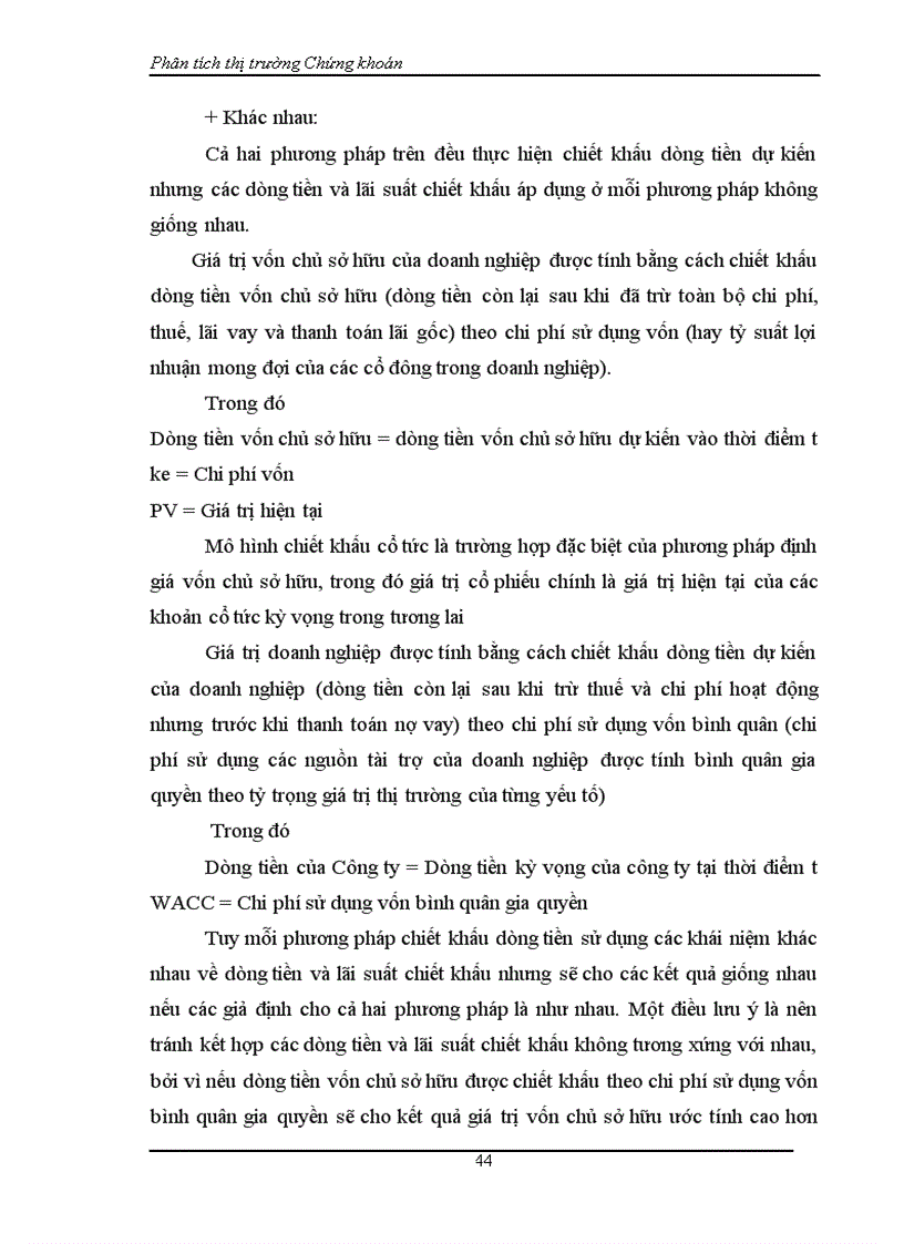 image for page Định giá cổ phiếu mô hình chiết khấu dòng tiền dcf