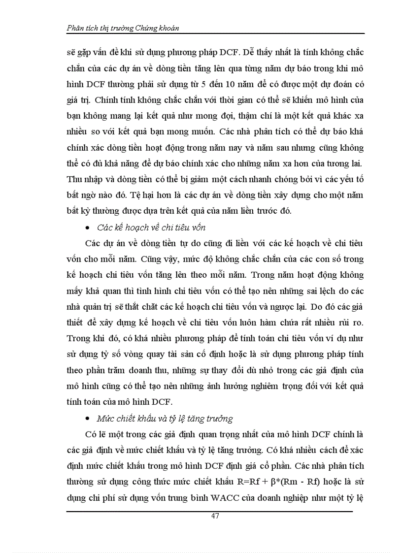 image for page Định giá cổ phiếu mô hình chiết khấu dòng tiền dcf