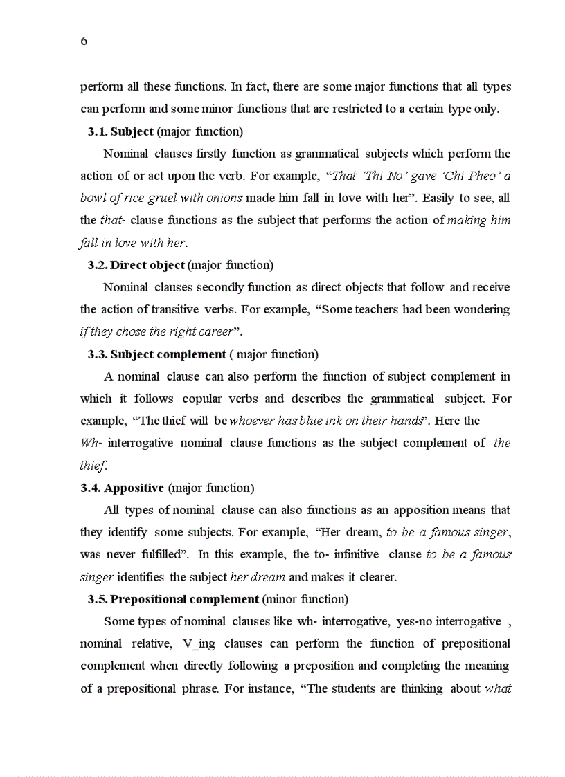 image for page Theory and practical application of nominal clauses adverbial clauses direct indirect speech in finance