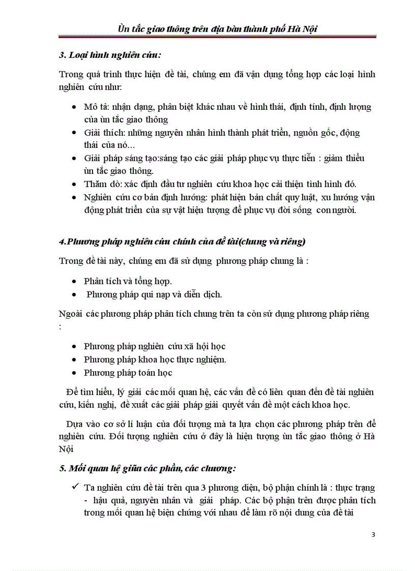 image for page Đề tài nghiên cứu khoa học ùn tắc giao thông trên địa bàn hà nội