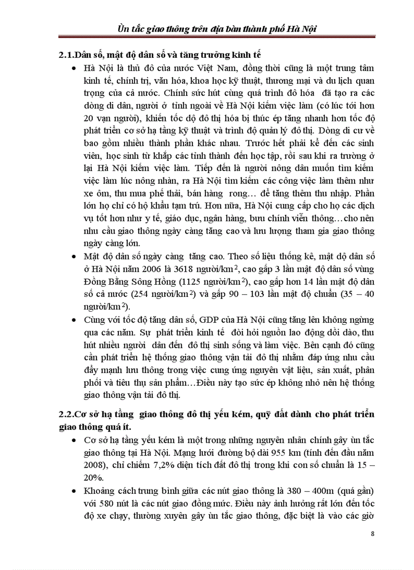 image for page Đề tài nghiên cứu khoa học ùn tắc giao thông trên địa bàn hà nội