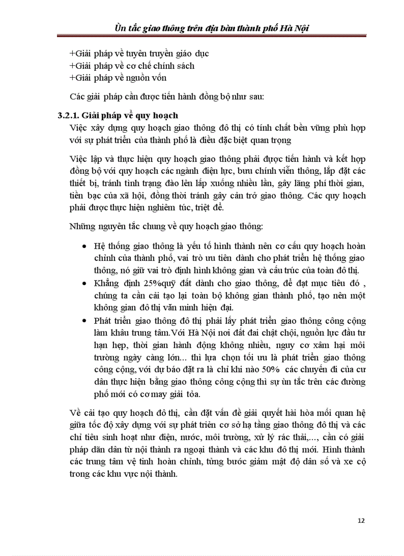 image for page Đề tài nghiên cứu khoa học ùn tắc giao thông trên địa bàn hà nội