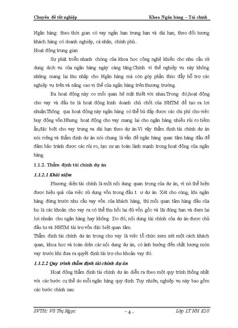 image for page Nâng cao chất lượng thẩm định tài chính dự án tại ngân hàng thương mại cổ phần sài gền hà nội chi nhánh nghệ an