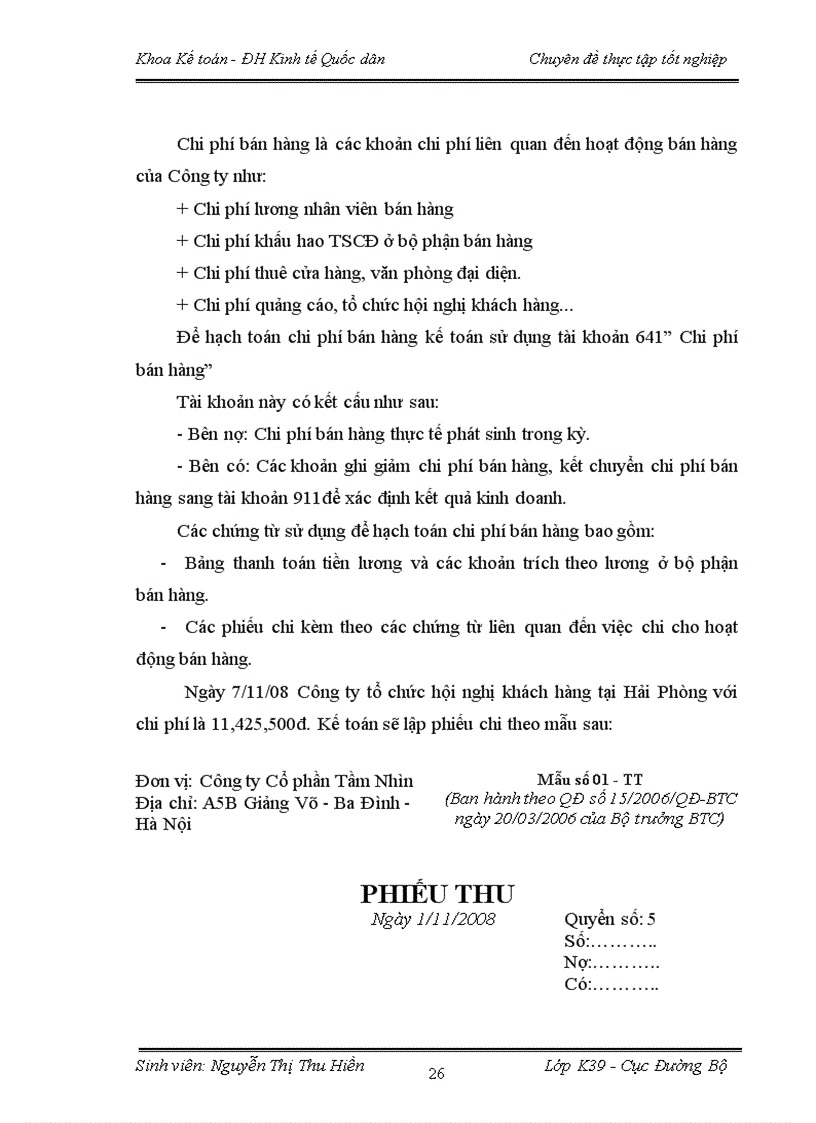 image for page Thực trạng công tác Kế toán bán hàng và tiêu thụ sản phẩm tại Công ty Cổ phần Tầm Nhìn