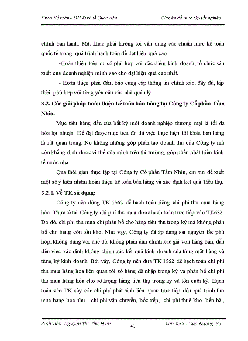 image for page Thực trạng công tác Kế toán bán hàng và tiêu thụ sản phẩm tại Công ty Cổ phần Tầm Nhìn
