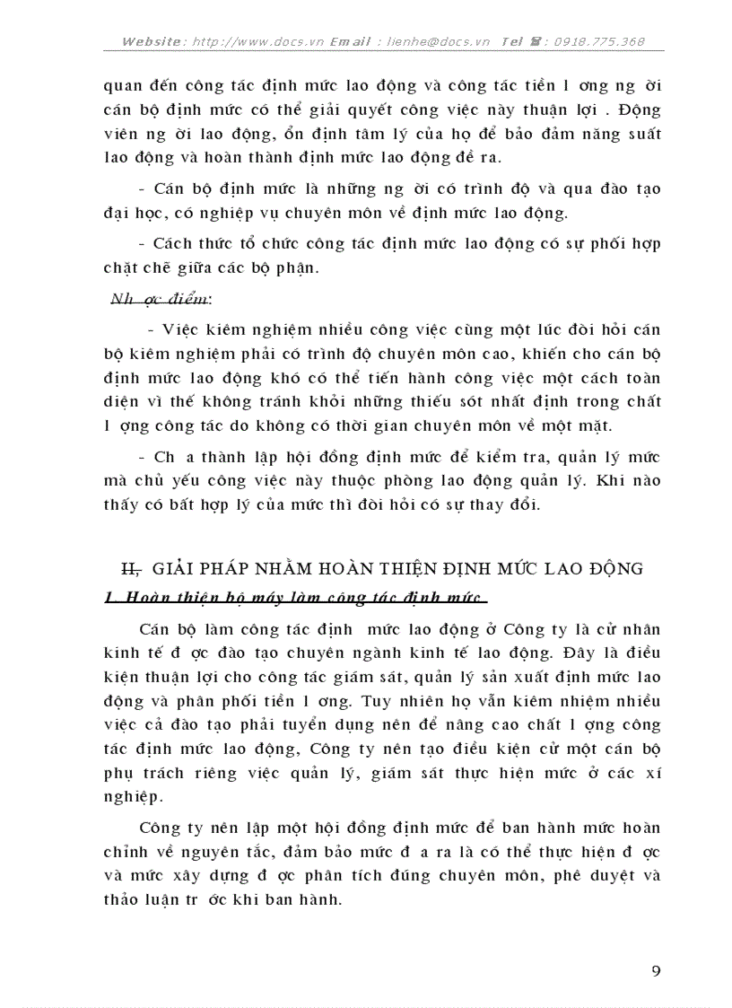 image for page Công tác định mức lao động tại doanh nghiệp đánh giá nhận xét và đưa ra hướng hoàn thiện