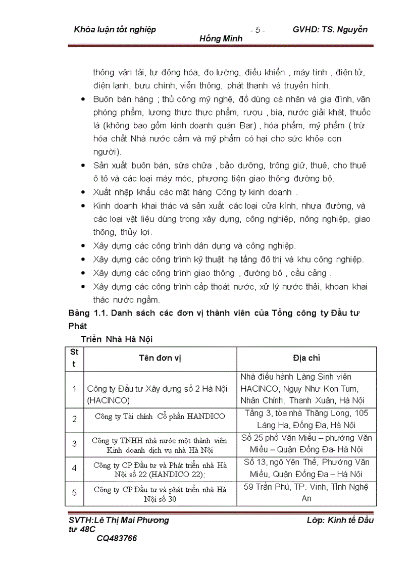 image for page Nâng cao khả năng thắng thầu tại Công ty Đầu tư Phát triển nhà Hà Nội số 52 HANDICO 52