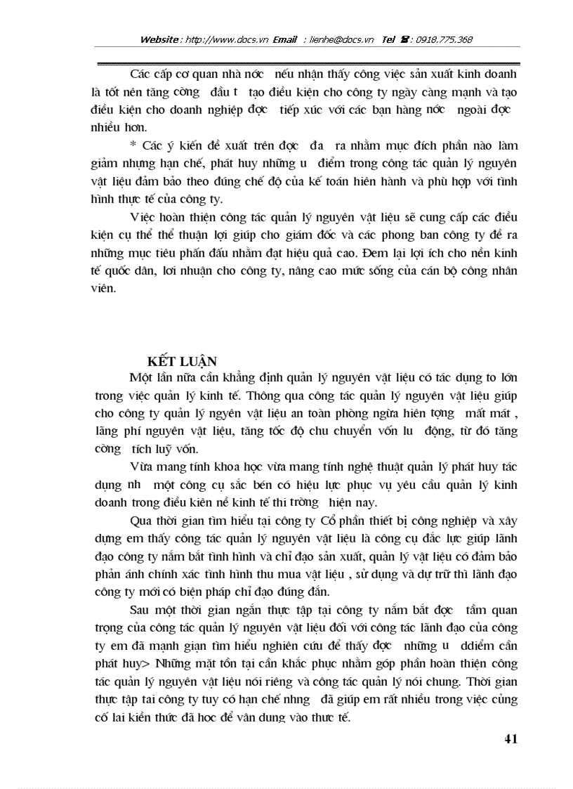 image for page Công tác quản lý nguyên vật liệu tại công ty Cổ phần thiết bị công nghiệp và xây dựng