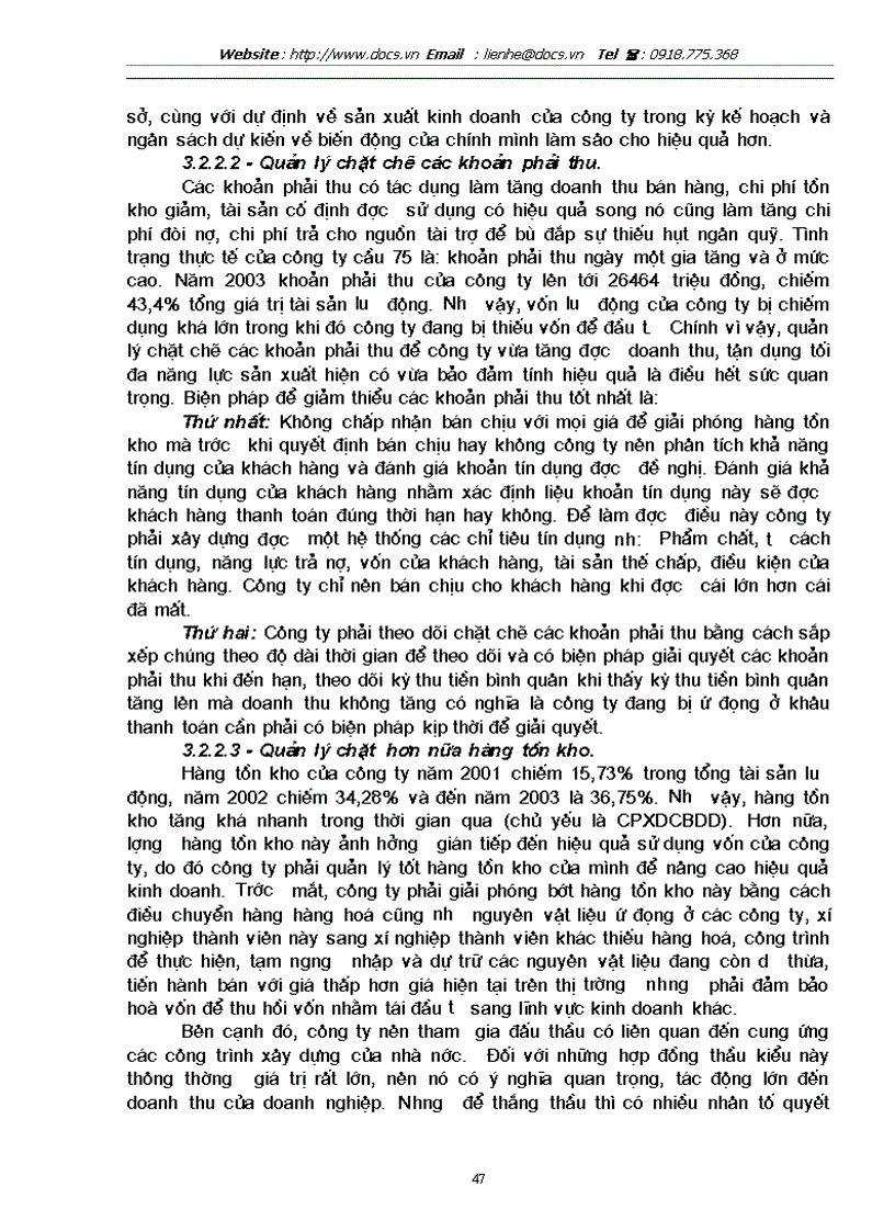 image for page Một số vấn đề về vốn và nâng cao hiệu quả sử dụng vốn tại Công ty cầu 75 thuộc Tổng công ty công trình giao giao thông 8 Bộ Giao Thông Vận tải